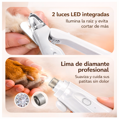 Corta Uñas Pro® 2 en 1  Evita hacerle daño al cortar sus uñas hazlo fácil, seguro y sin estrés en casa