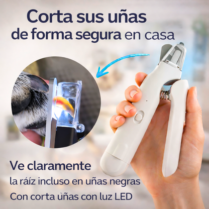 Corta Uñas Pro® 2 en 1  Evita hacerle daño al cortar sus uñas hazlo fácil, seguro y sin estrés en casa