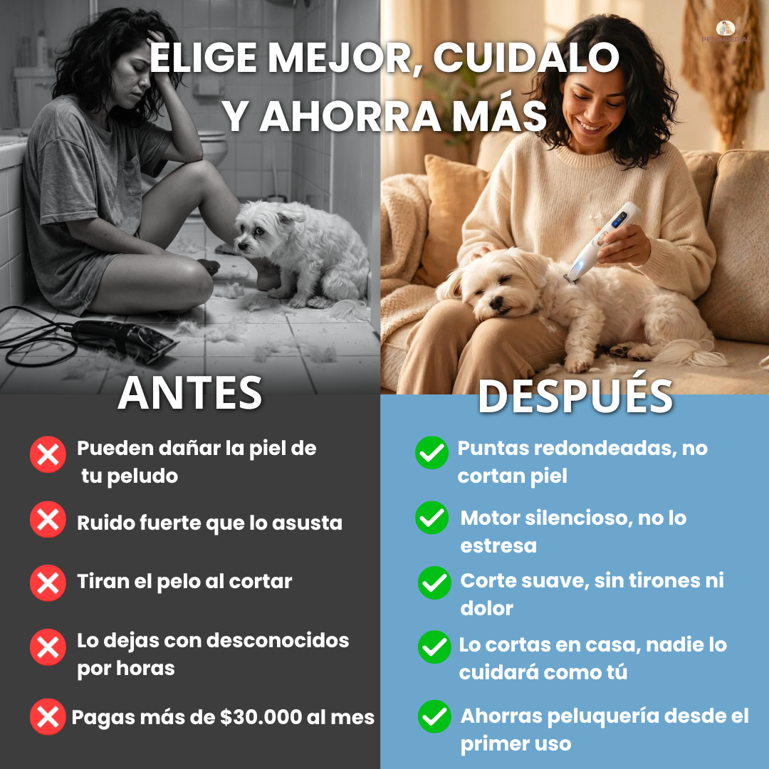 Recortadora Imperial Pro® Cuida a tu peludito sin miedo y sin lastimarlo