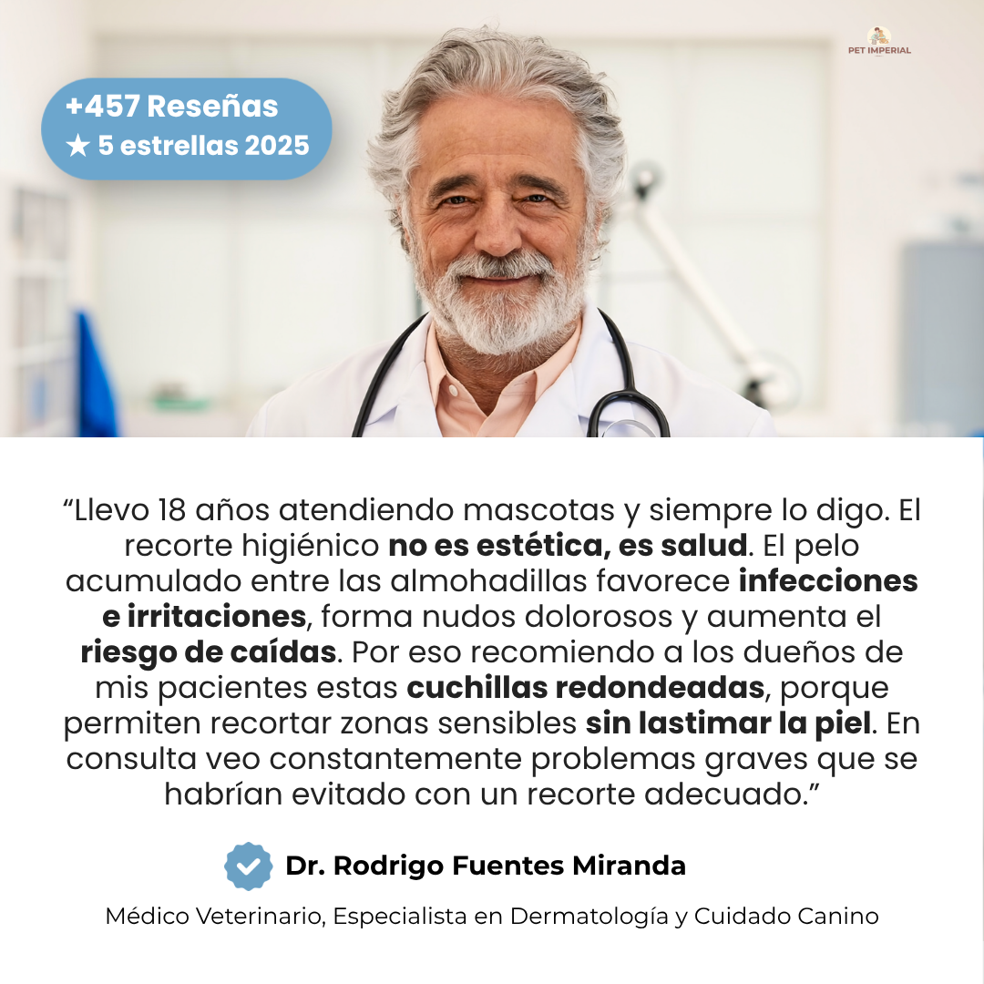 Recortadora Imperial Pro® Cuida a tu peludito sin miedo y sin lastimarlo