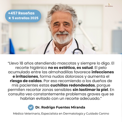 Recortadora Imperial Pro® Cuida a tu peludito sin miedo y sin lastimarlo