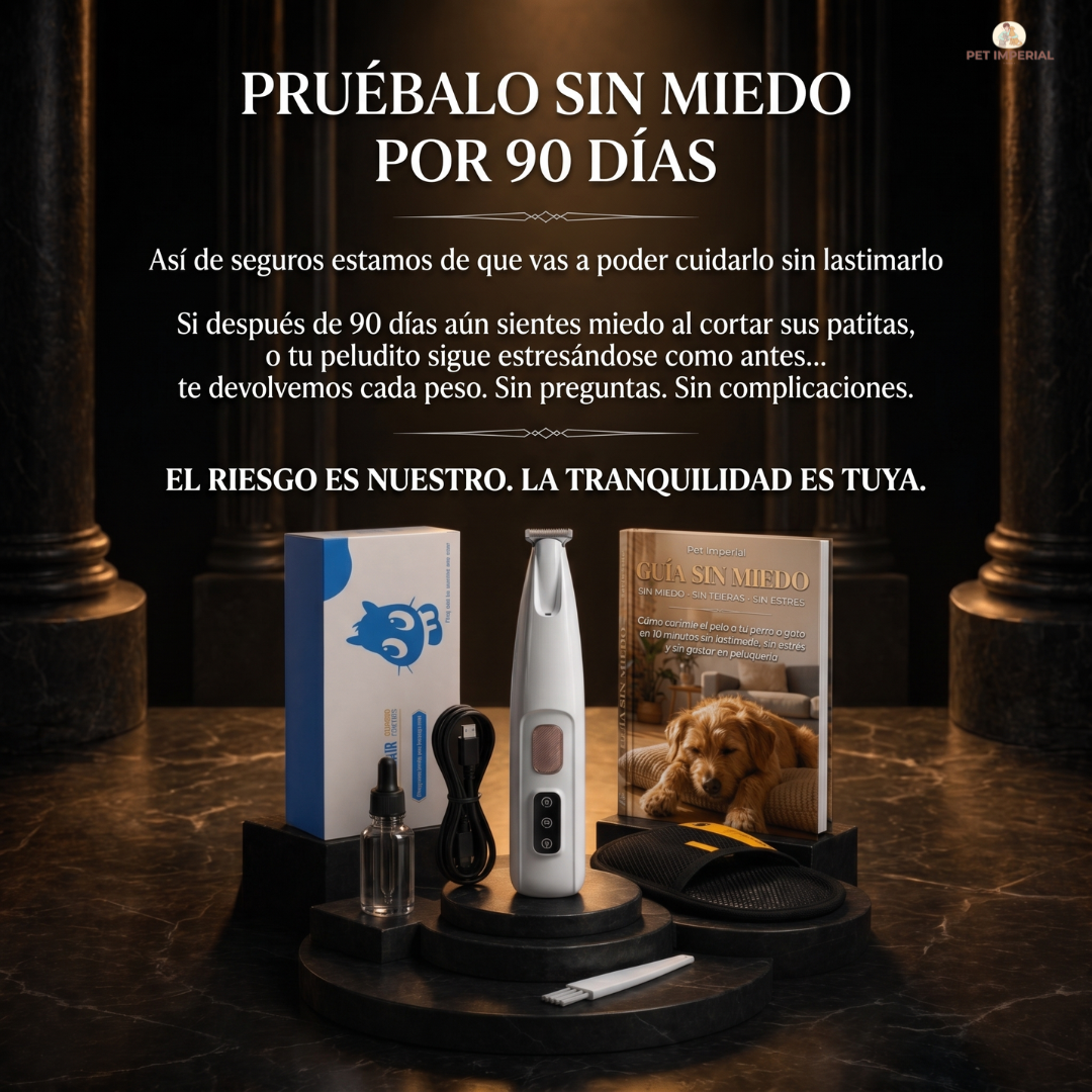 Recortadora Imperial Pro® Cuida a tu peludito sin miedo y sin lastimarlo