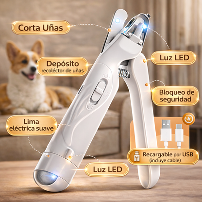 Corta Uñas Pro® 2 en 1  Evita hacerle daño al cortar sus uñas hazlo fácil, seguro y sin estrés en casa